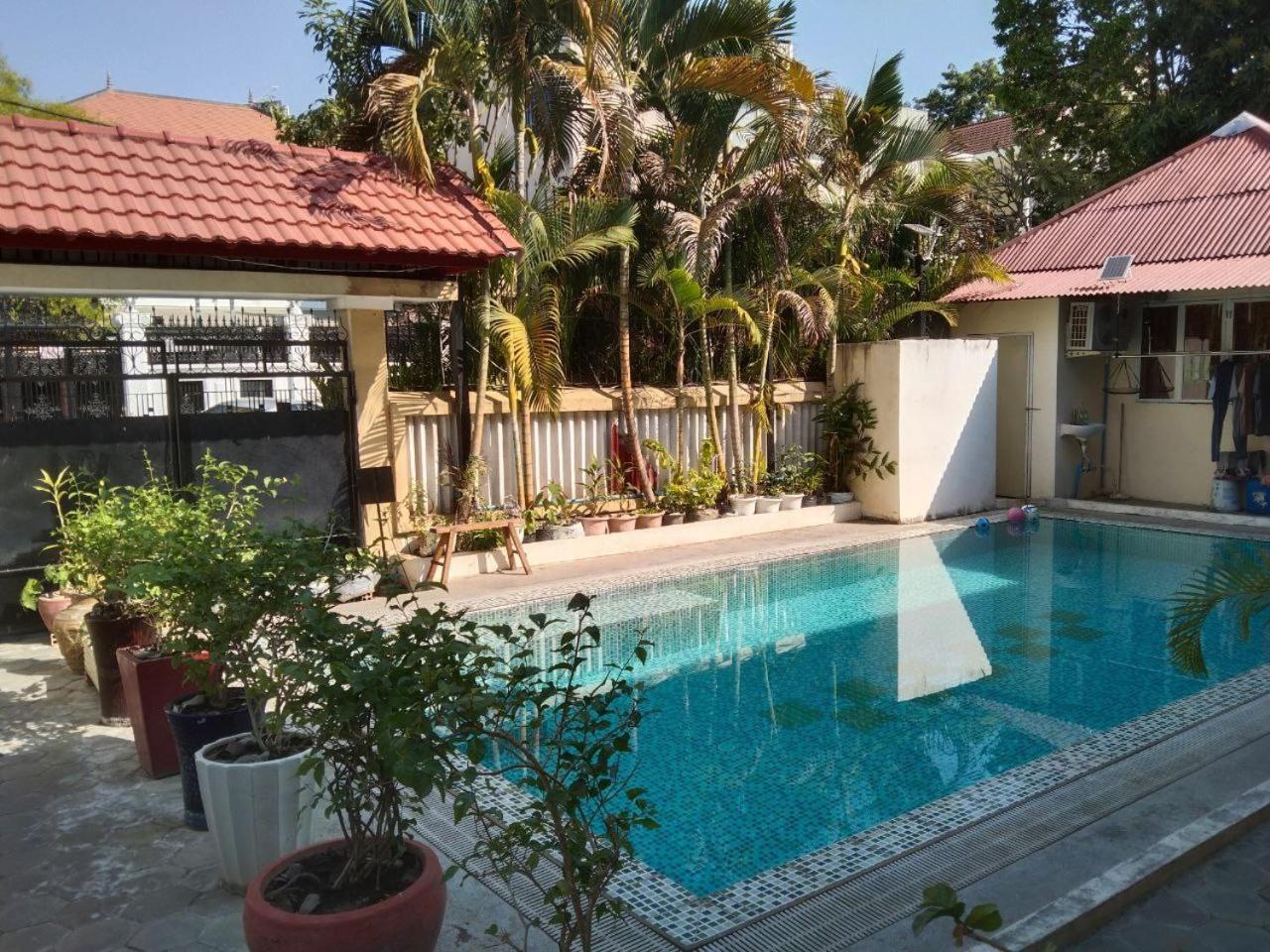Room 12 - Studio In A Villa 5Mn Walk From The Royal Palace With Swimming Pool بنوم بنه المظهر الخارجي الصورة